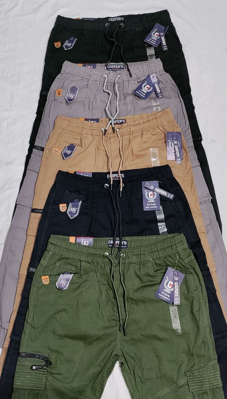 Thumbnail: (NC6) Casper 6 pocket Cargo Joggers