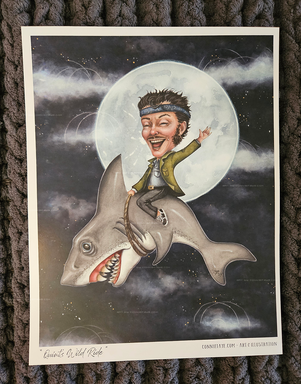 Thumbnail: "Quint's Wild Ride" Print