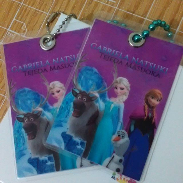 Miniatura: tags plastificados para mochilas