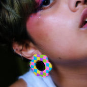 rainbowChecks_daisy studs.JPG