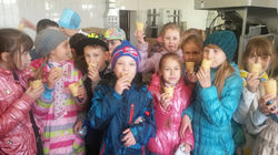 На фабрике мороженого "Ангария".