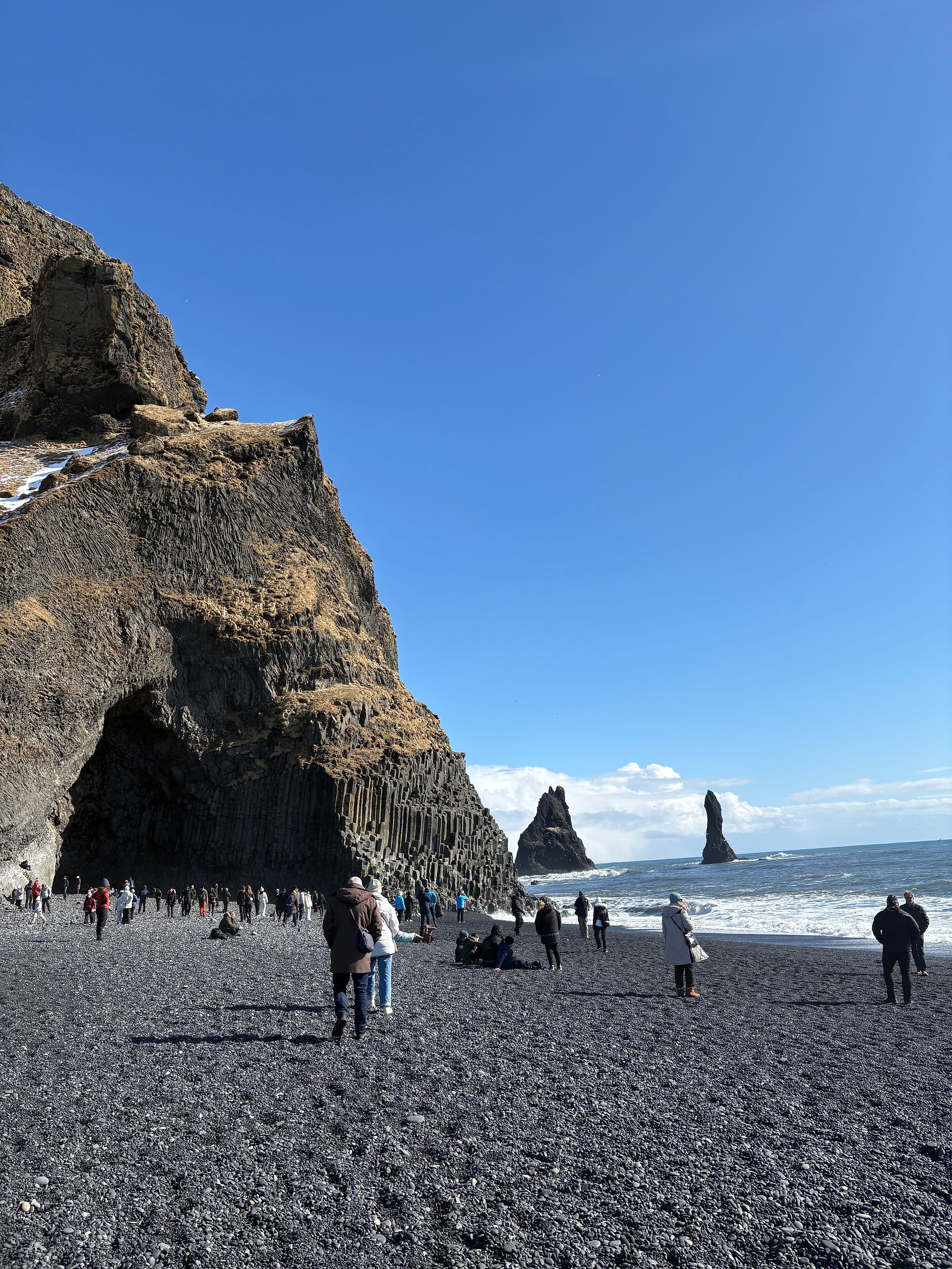 Zwarte zandstranden van Reynisfjara  