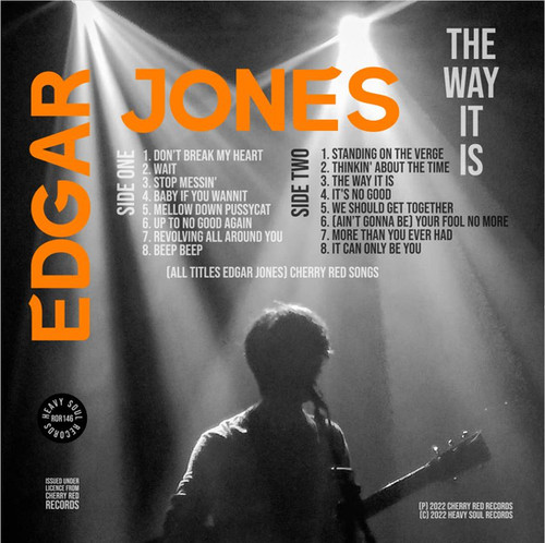 EDGAR JONES The Way It Is LP or CD | Mysite