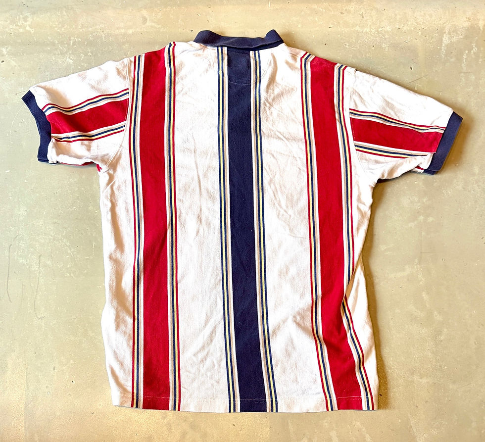 Thumbnail: Vintage 90's Ralph Lauren Chaps Striped Polo