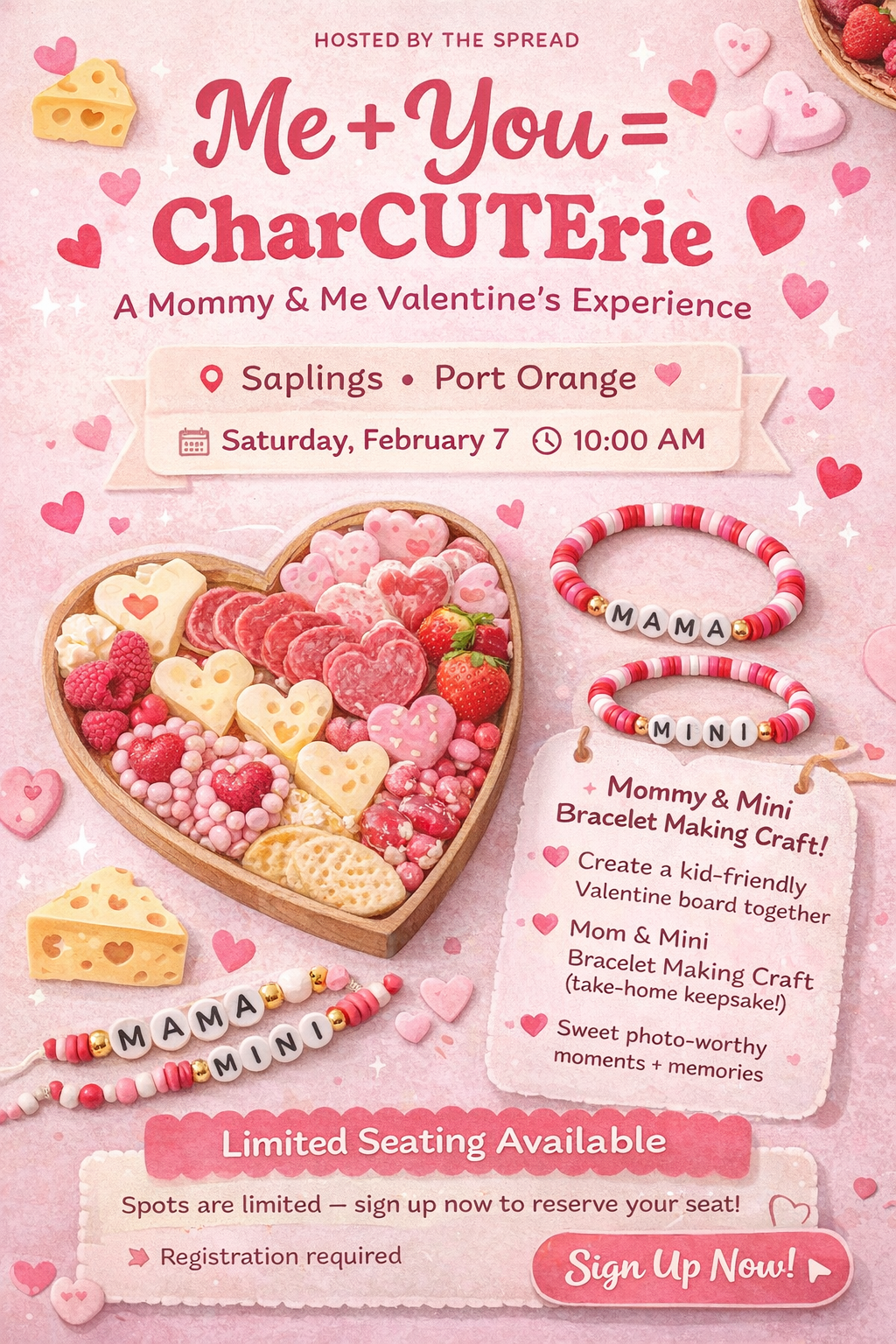Me + You = CharCUTErie • A Mommy & Me Valentines Experience 