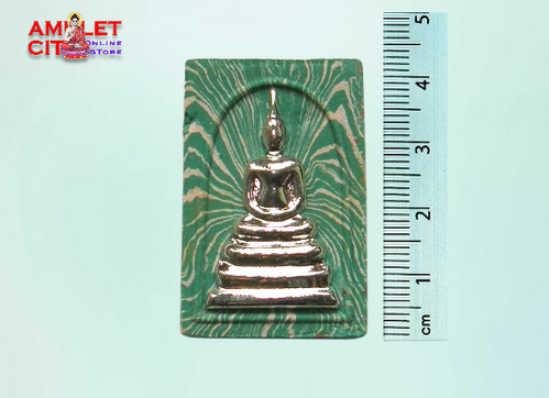 Phra Somdej Green White Striped @ LP Koon