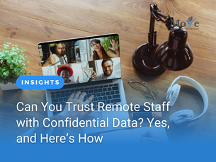 A virtual meeting with virtual staff