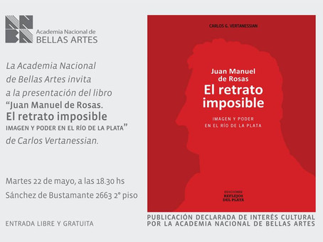 Presentación del libro en la Academia Nacional de Bellas Artes