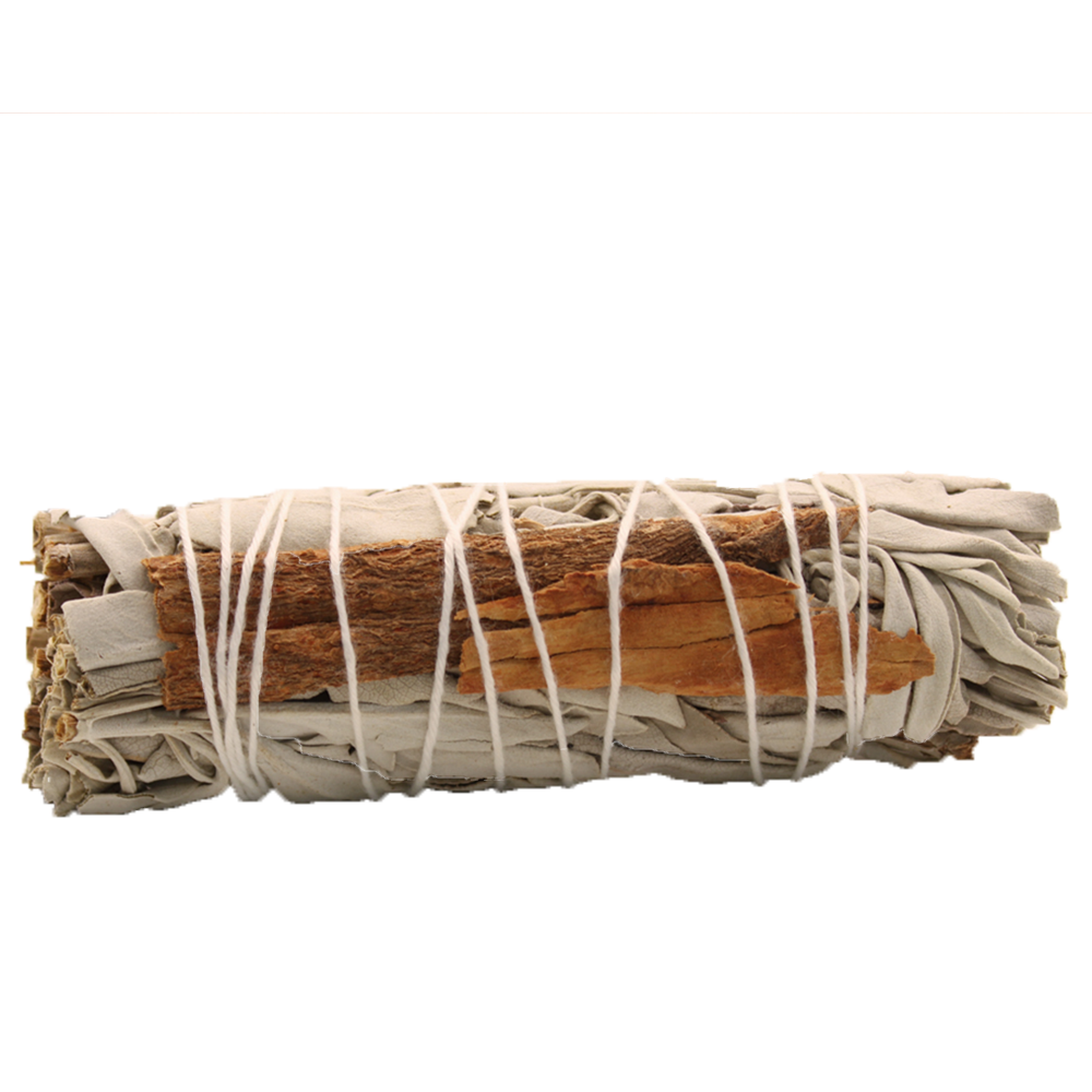 Smudge Stick - White Sage & Cinnamon 10cm
