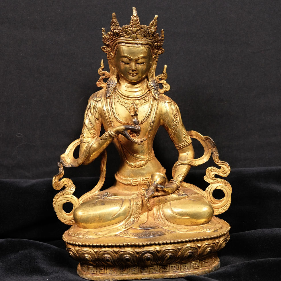 Tibetan gilt bronze Avalokiteshvara