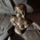 Thumbnail: A miniature Austrian bronze Art Nouveau bust