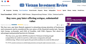 VIR: Buy now, pay later offering unique, substantial value