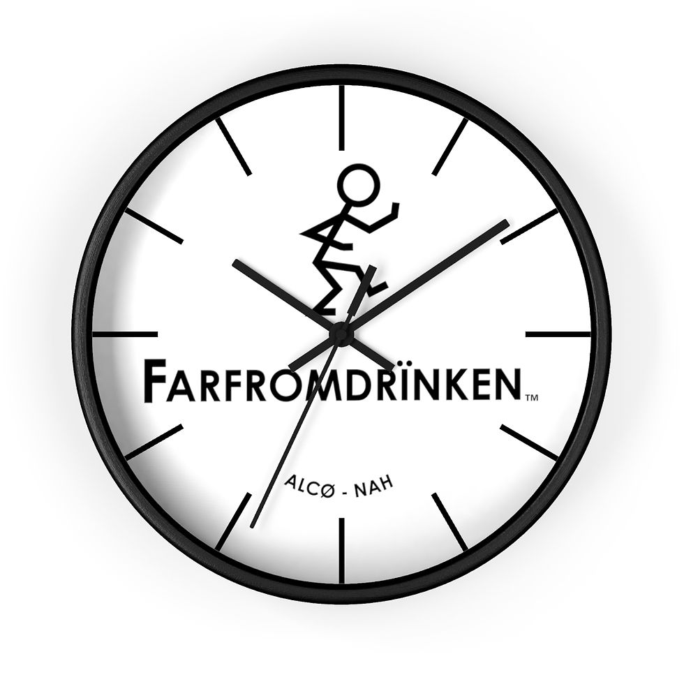 FARFROMDRÏKEN - Wall Clock