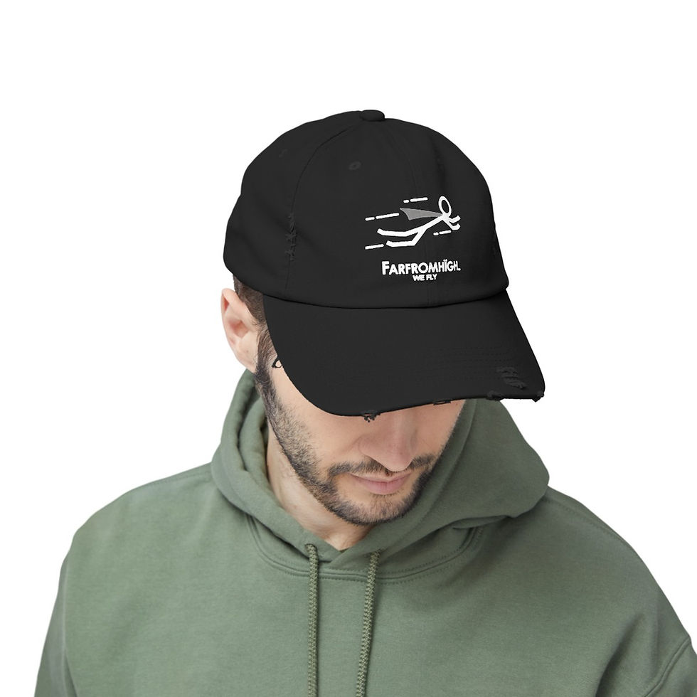 Thumbnail: FARFROMHÏGH - Unisex Distressed Cap