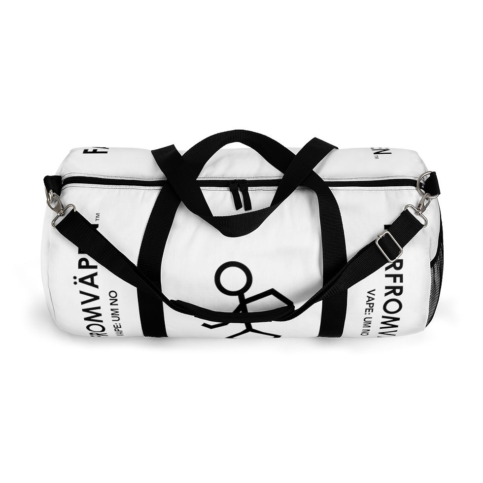 Thumbnail: FARFROMVÄPEN - White Duffel Bag