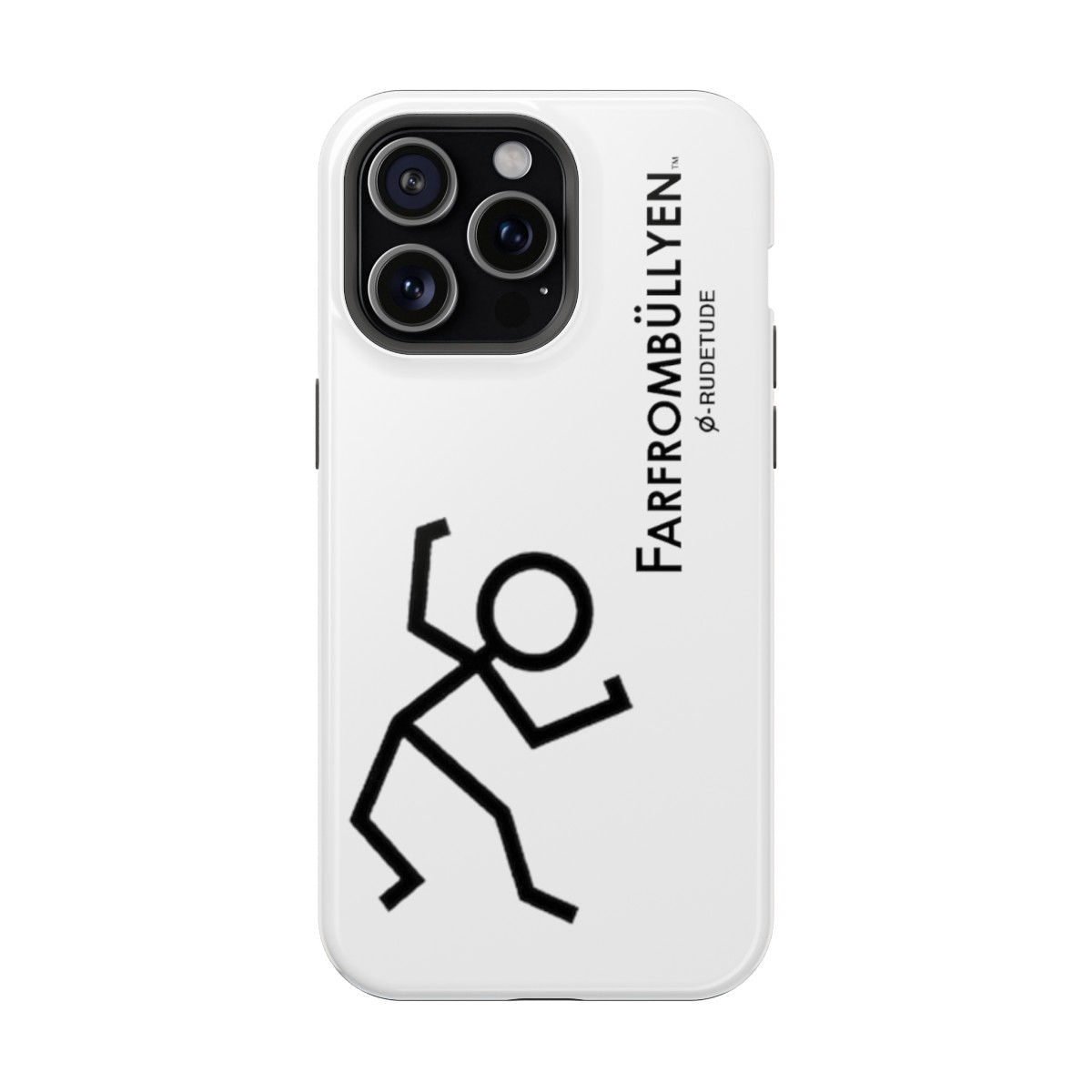 FARFROMBÜLLYEN -  White Impact-Resistant Cases for iPhones & Samsung