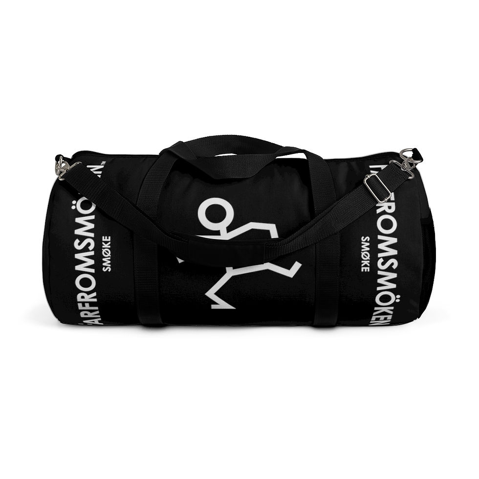 FARFROMSMÖKEN - Black Duffel Bag