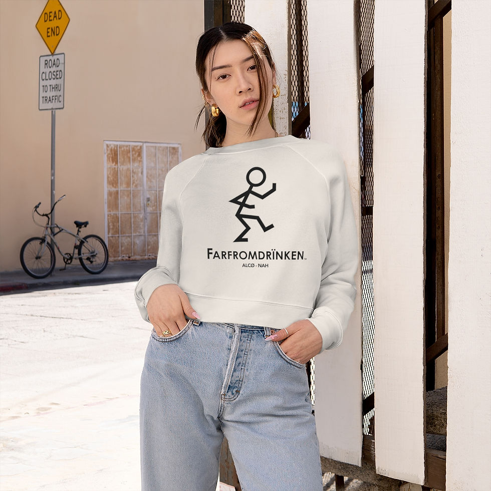 Thumbnail: FARFROMDRÏNKEN - Cropped Fleece Pullover