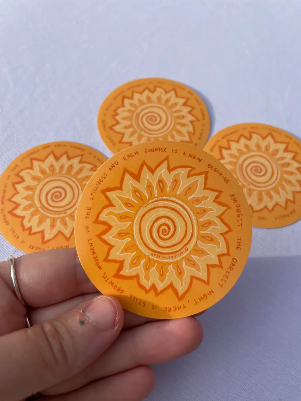 Thumbnail: Sunshine positive quote vinyl sticker