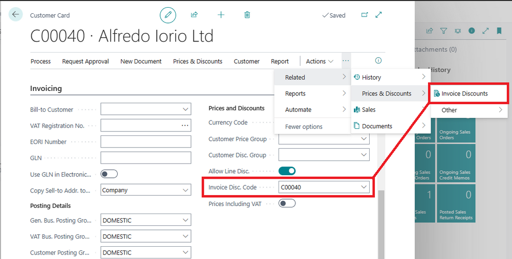 Business Central Sales Advanced BC Solution Design