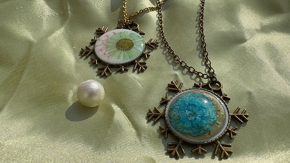 Thumbnail: Snowflake Flower Pendant
