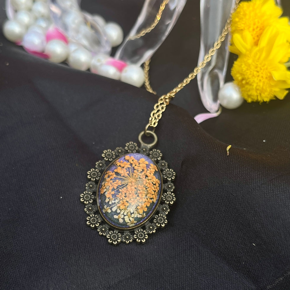 Thumbnail: Antique Floral Pendants