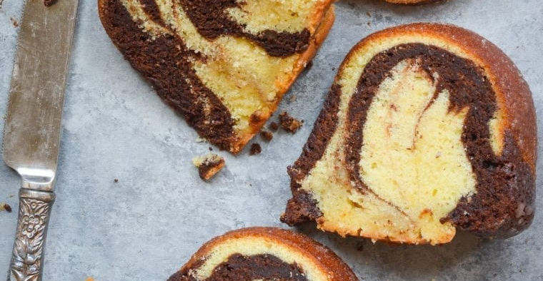 Мраморный кекс 