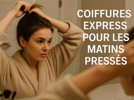 Coiffures express pour les matins pressés