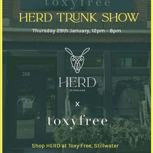 Green Business Spotlight: TOXYFREE Hosts HERD Trunk Show in Stillwater