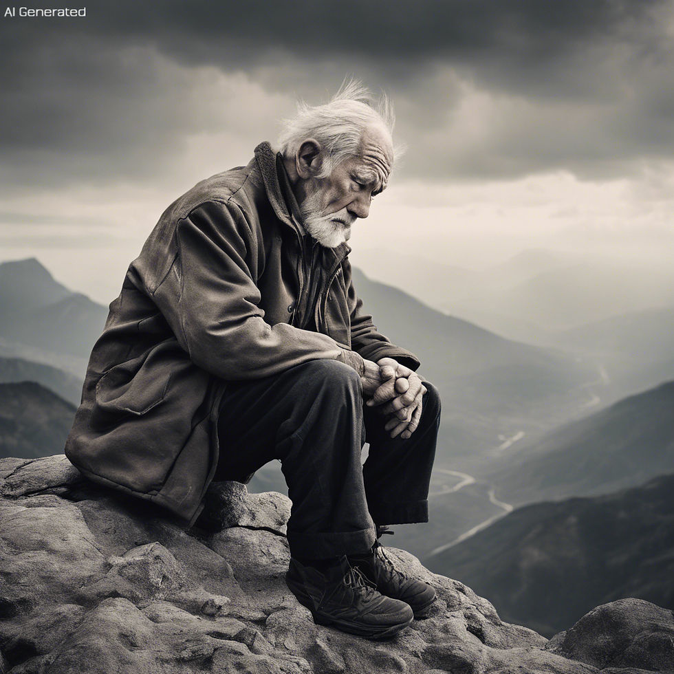 Old Man on Mountain