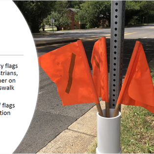 SSMN Purchases Flags for Dangerous Crosswalk