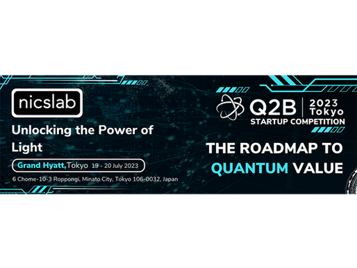 Nicslab Will Take Part in The Photonic Startup Competition by QCware and QunaSys at Q2B Tokyo 2023