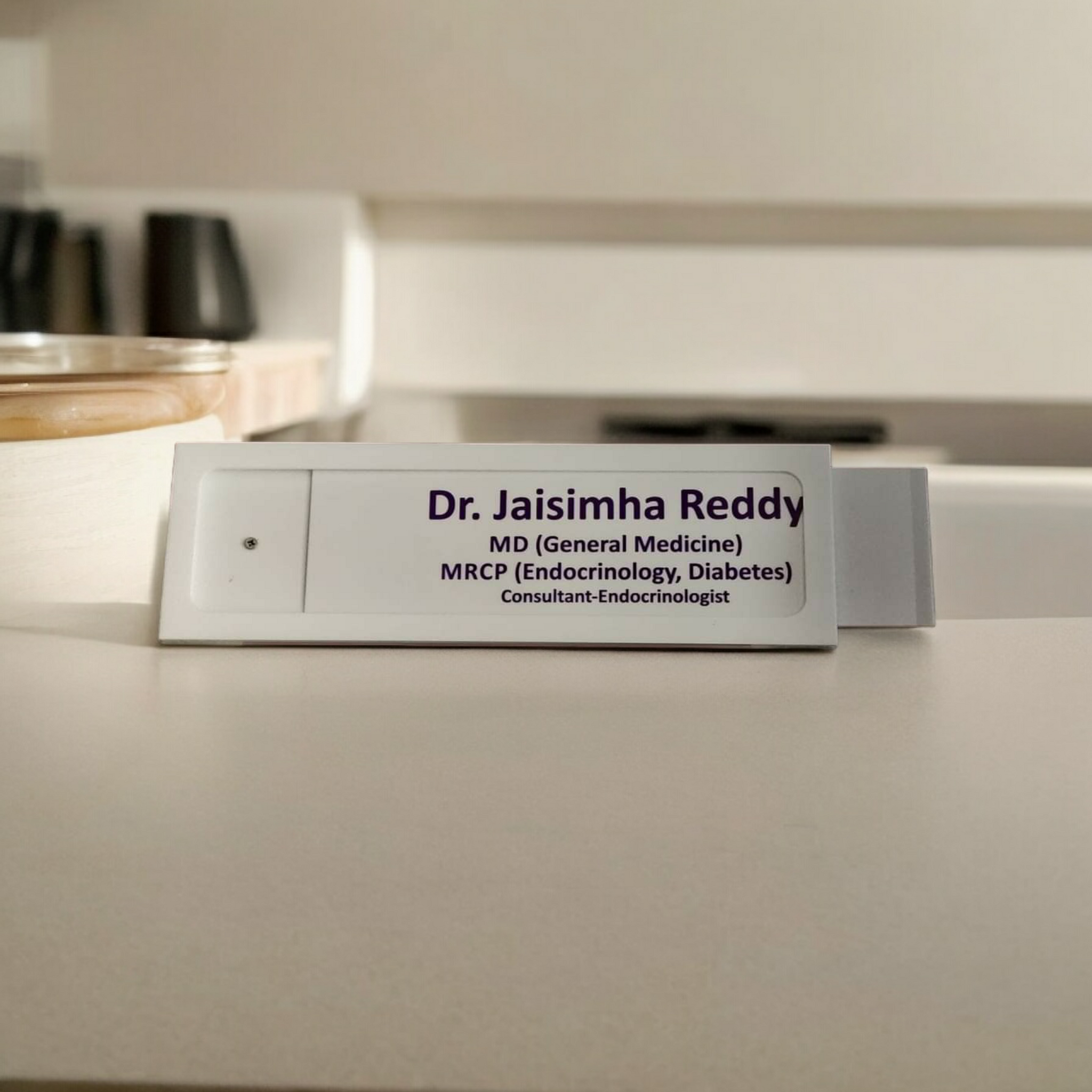 Door Name Plate Slider