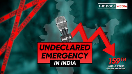 Undeclared Emergency: As the world grapples with the erosion of press freedom, India stands at a crossroads. India's position marks a worrying decline from its 2023 ranking of 161.