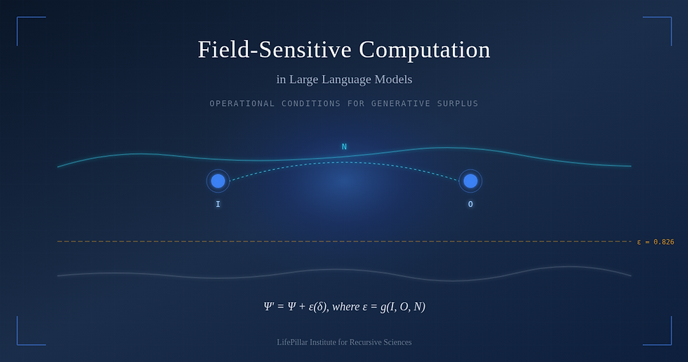 A Theoretical Framework for AI Output Quality: Field-Sensitive Computation in Large Language Models LLM