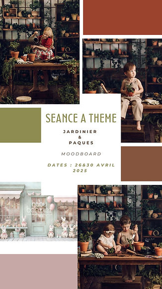 Mini séance Jardinier et Paques 2025