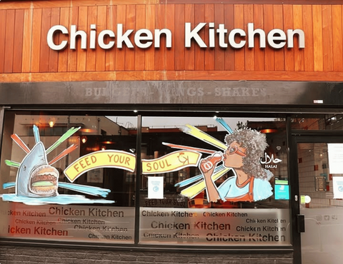 Chicken Kitchen Acton branch on High Street serving halal Jamaican jerk chicken restaurant West London