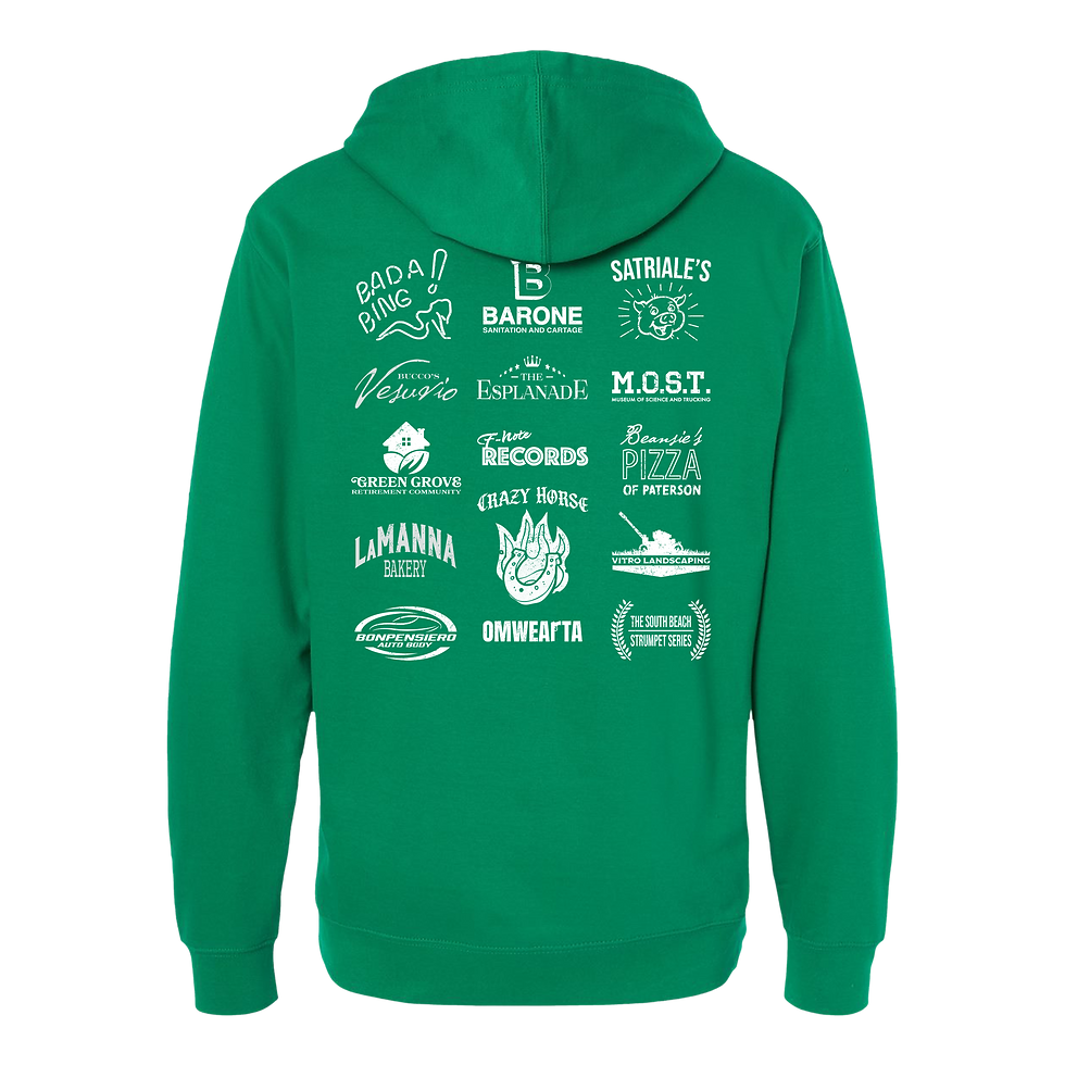 Feast of St Elzear Kelly Green Double Sided Hoodie
