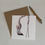Thumbnail: Flamingo Watercolour Blank Greeting Card