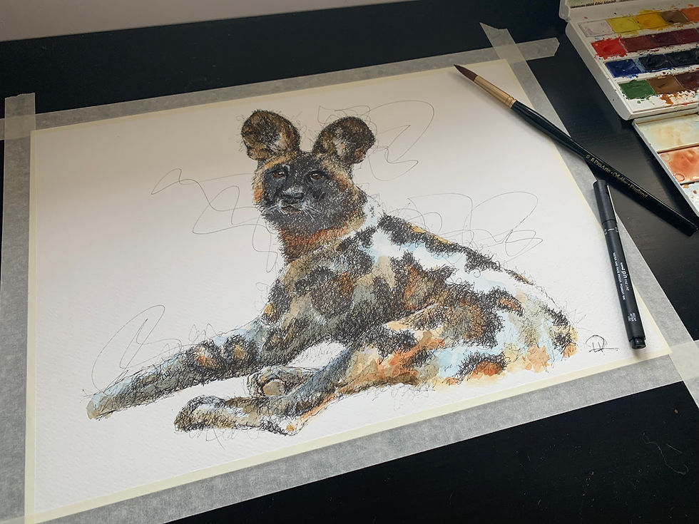 Thumbnail: 'Taking some time out' Original Art