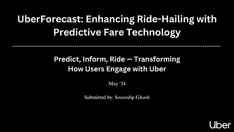 UberForecast Pitch Deck