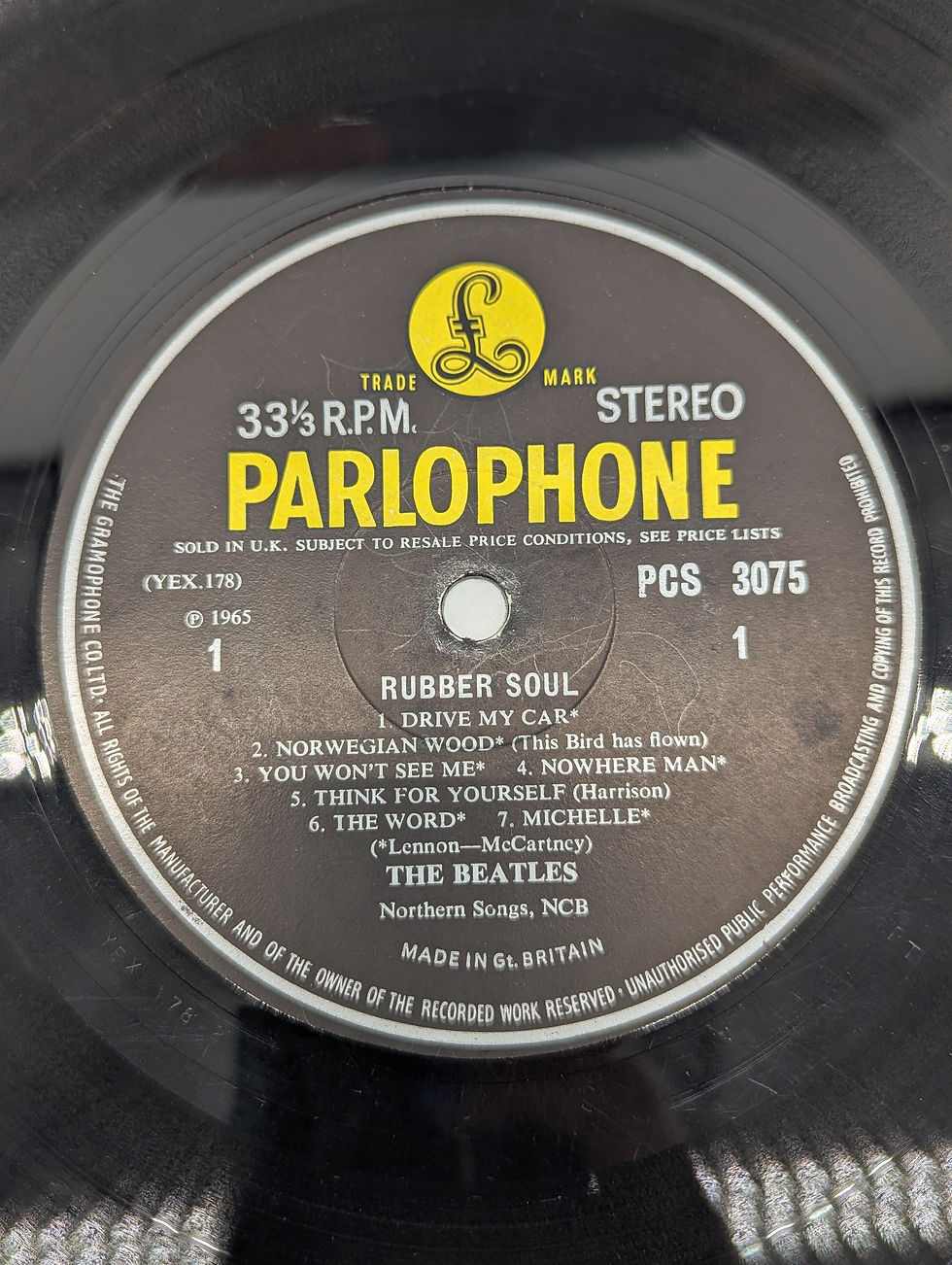 Thumbnail: The Beatles - Rubber Soul - UK 1968 - 2ND Pressing - Variation B