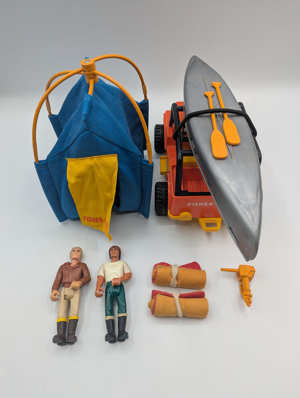 Thumbnail: 1977 Fisher Price adventure People Set#312 Northwoods Trailblazer!!