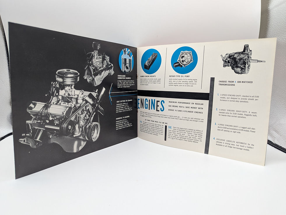Thumbnail: 1960 Low-Tonnage Dodge Trucks Vintage Dealership Brochure