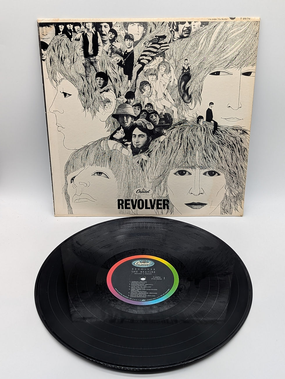 Thumbnail: The Beatles - Revolver - 1st Pressing Scranton - Black Rainbow Label - T2576