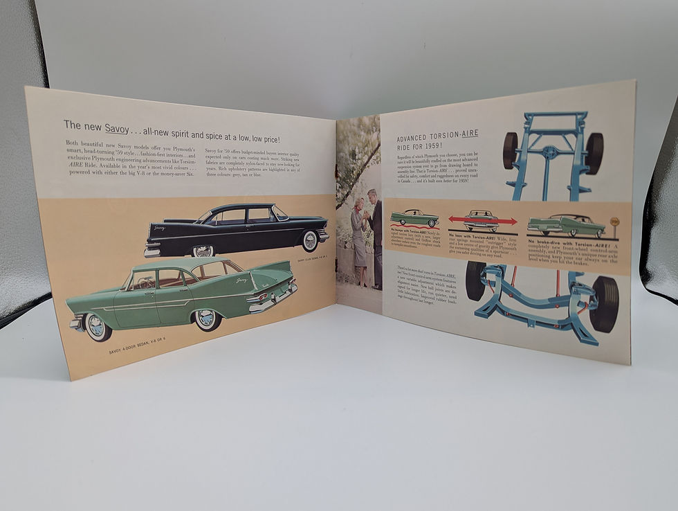 Thumbnail: 1959 Plymouth Vintage Dealership Brochure