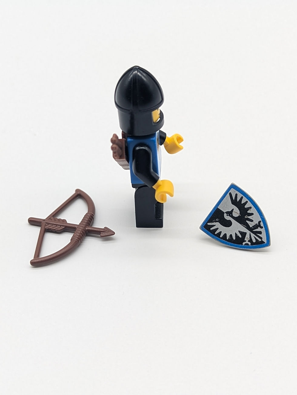Thumbnail: Original Vintage Lego Black Falcon Archer Minifigure