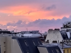 Octobre des couchers de soleil de Paris 