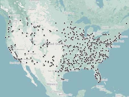 Map of Cessna 500 Series aircraft