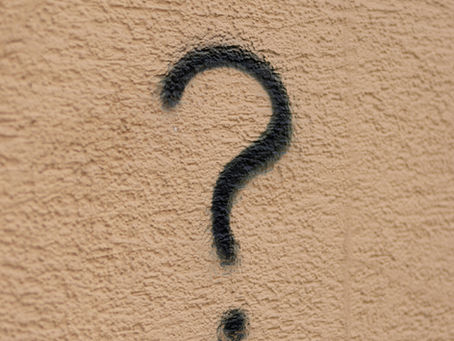 A question mark